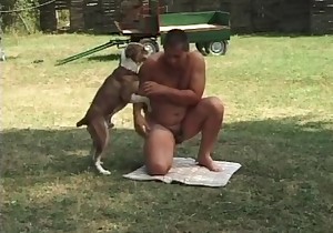 Doggy is fucking my crazy hubby from behind