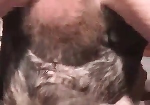 Anal sex of an innocent young puppy